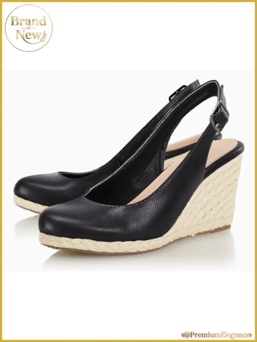 Women's Espadrille Wedge Sandals with Memory Foam